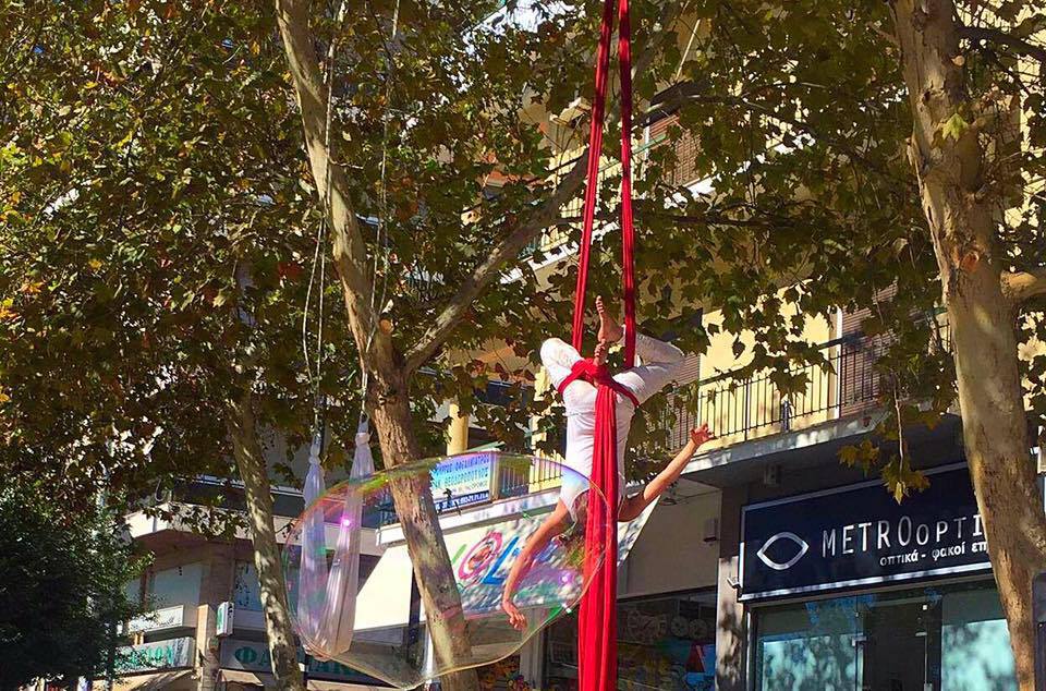 Livia in strada @NEFELE Festival, Atene 2017